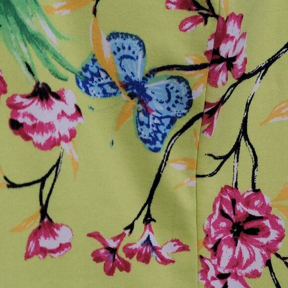 NWT Pioneer Woman Dolman Topper S/M Chartreuse Floral - Picture 10 of 11